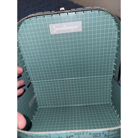 Jewellkeeper World Map Paperboard Nesting Suitcase Storage Boxes Set of 3 - Picture 8 of 9